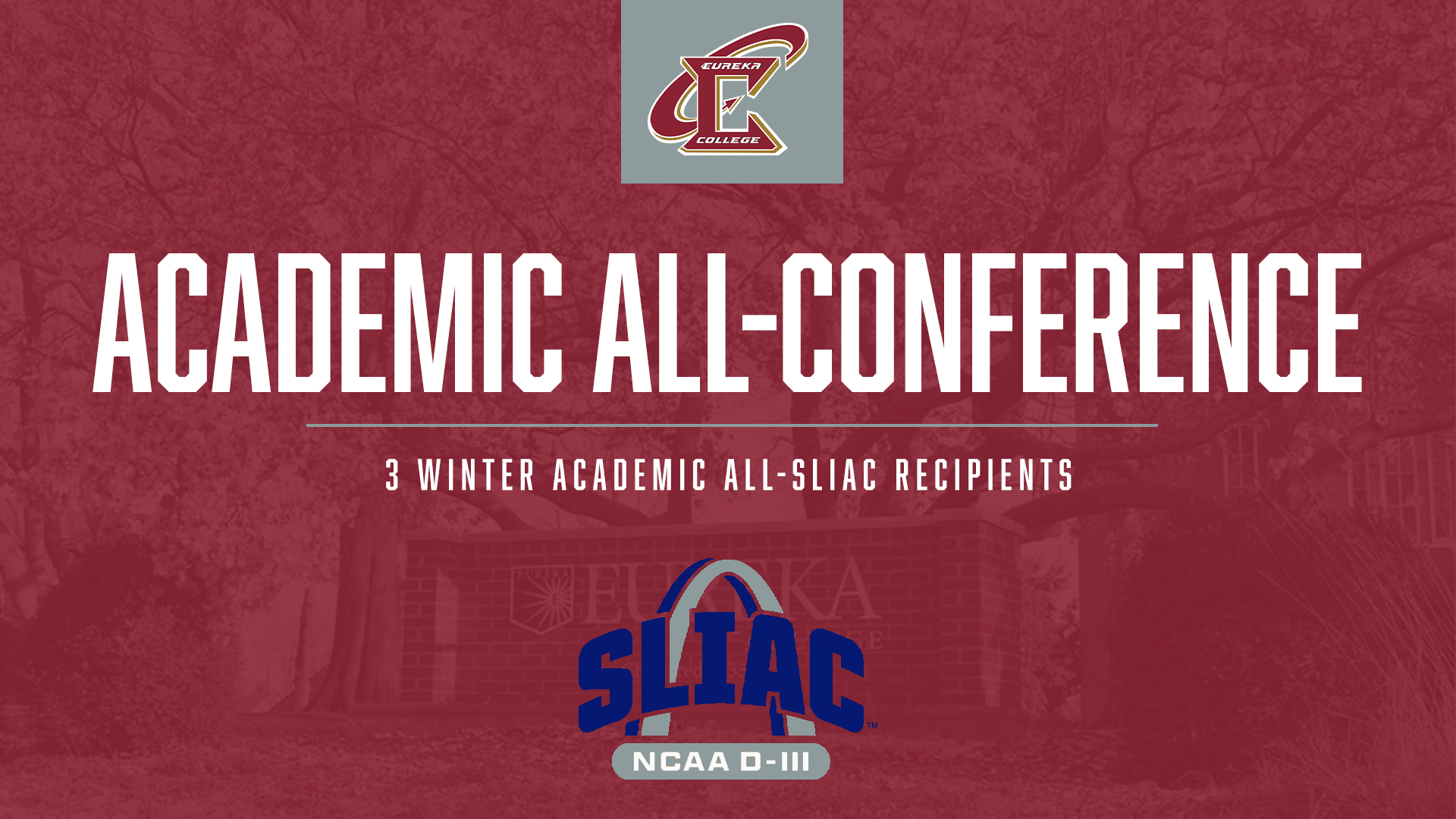 Eureka Lands Three on SLIAC Winter All-Academic Team