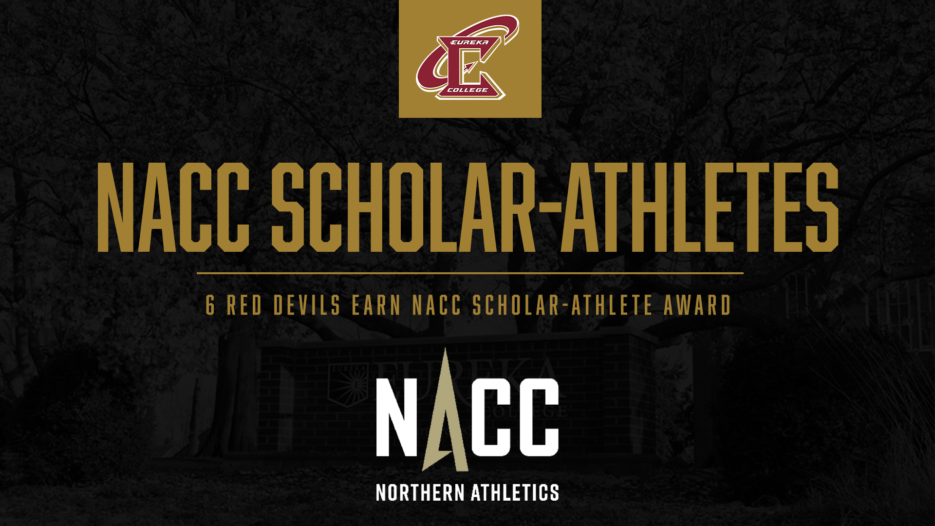 Eureka Football Places Six on NACC Scholar-Athlete Team